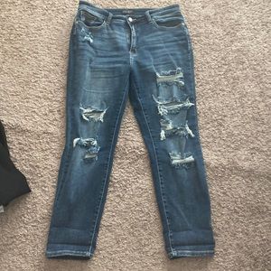 Judy Blue distressed denim
